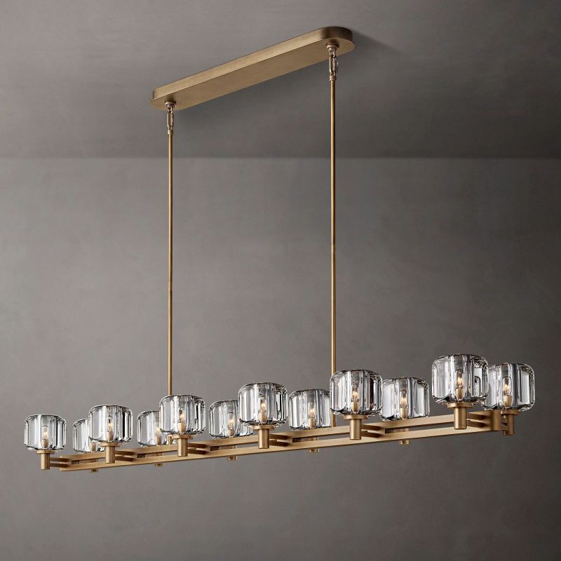 Sebendek Linear Chandelier-Meet Lighting