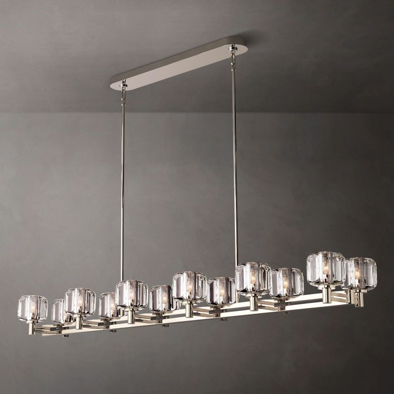Sebendek Linear Chandelier-Meet Lighting