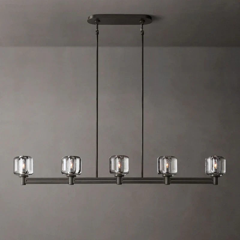 Sebendek Linear Chandelier-Meet Lighting