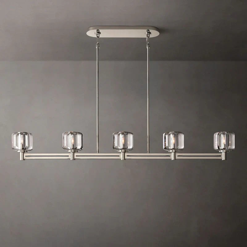 Sebendek Linear Chandelier-Meet Lighting