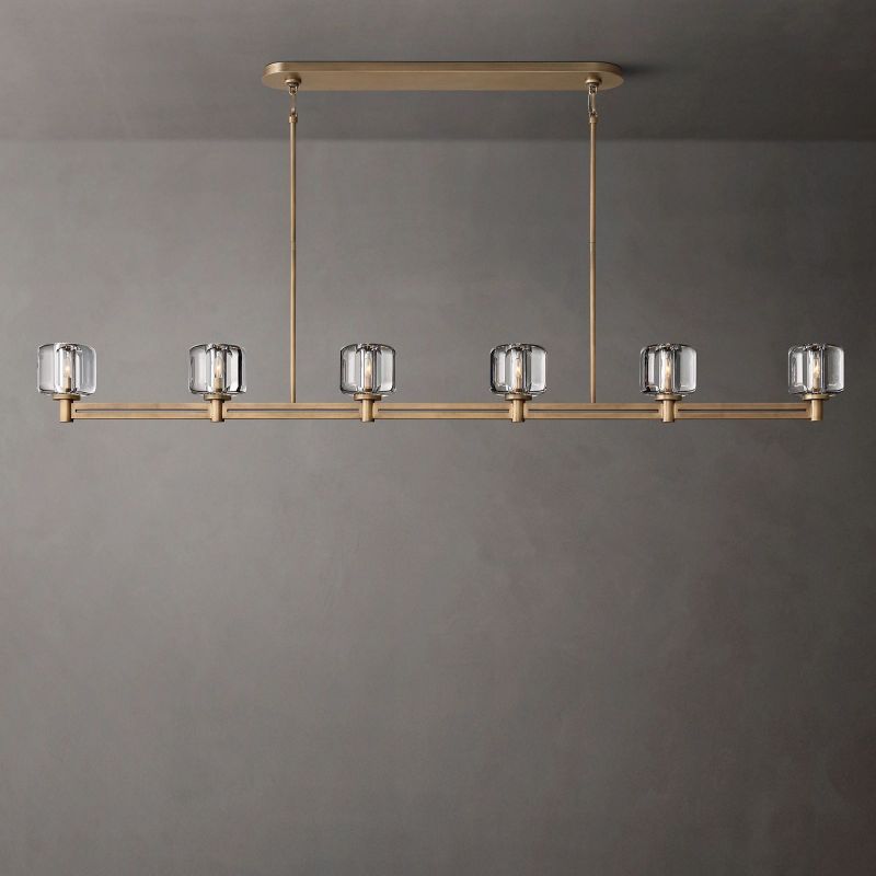 Sebendek Linear Chandelier-Meet Lighting