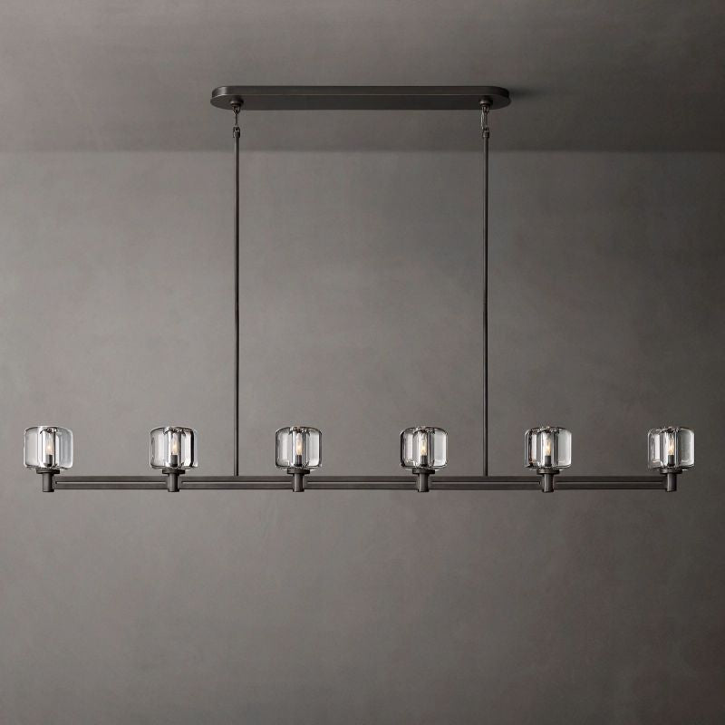 Sebendek Linear Chandelier-Meet Lighting