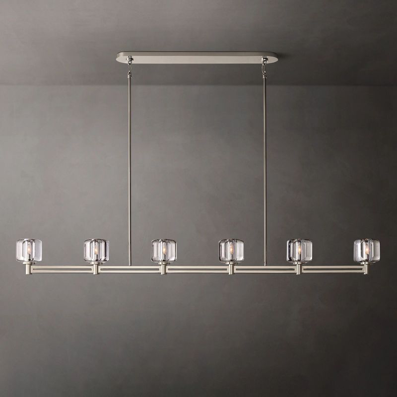 Sebendek Linear Chandelier-Meet Lighting
