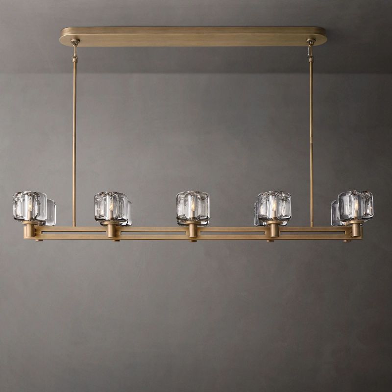 Sebendek Linear Chandelier-Meet Lighting