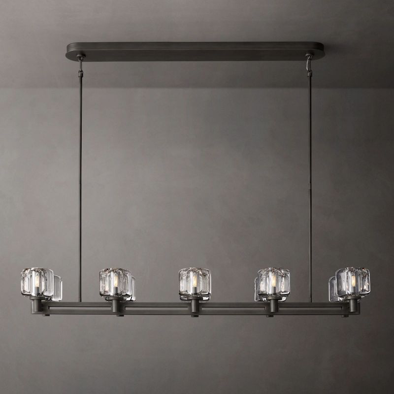 Sebendek Linear Chandelier-Meet Lighting