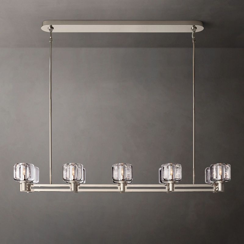 Sebendek Linear Chandelier-Meet Lighting