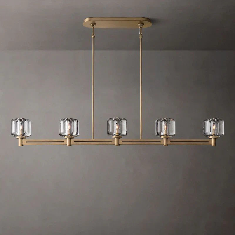 Sebendek Linear Chandelier-Meet Lighting