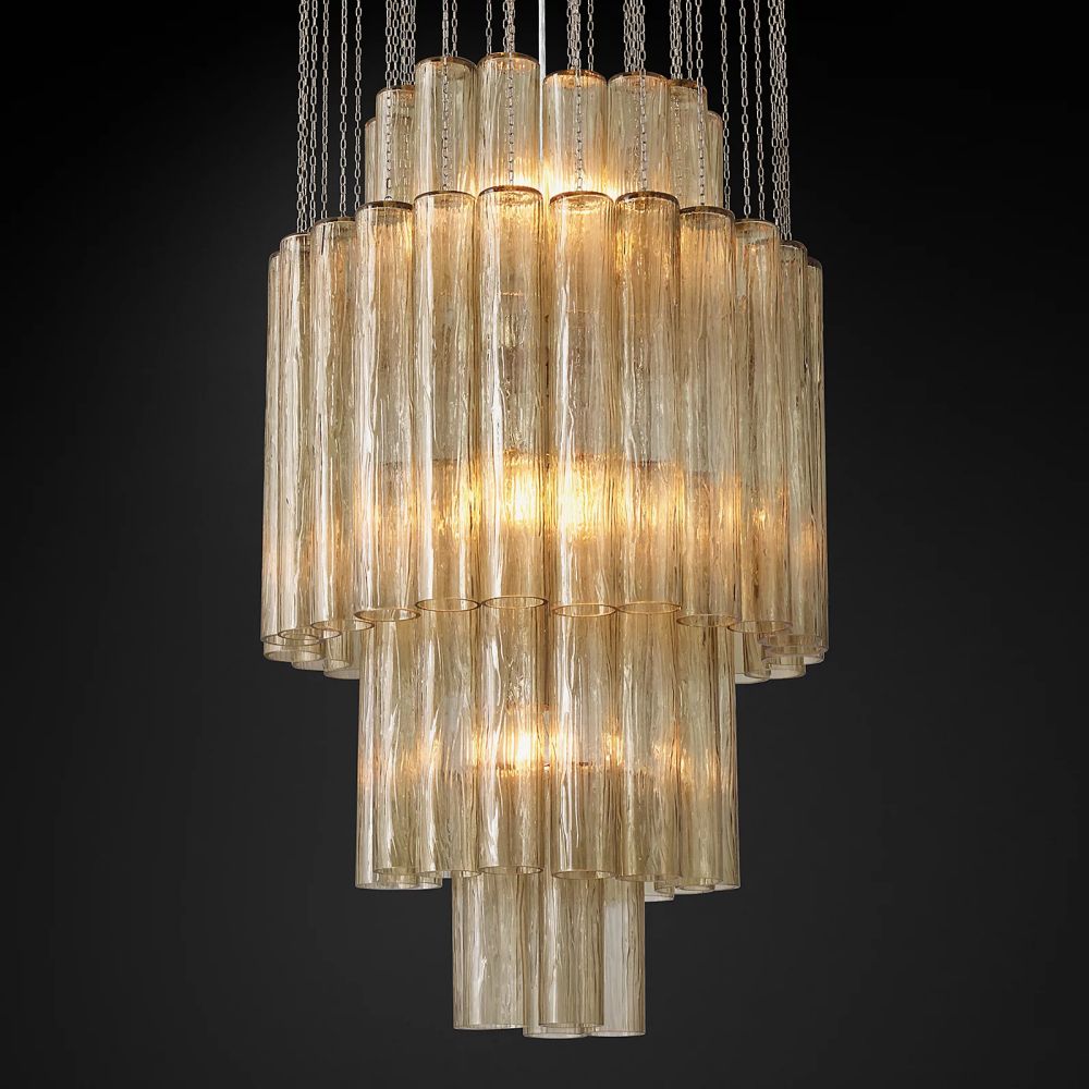 Serena Multi-Tier Round Chandelier-Meet Lighting