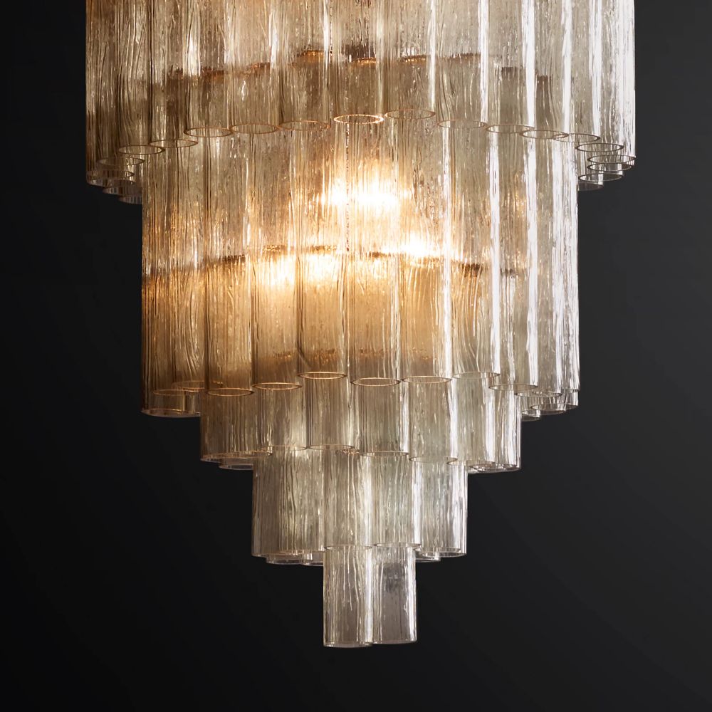 Serena Multi-Tier Round Chandelier-Meet Lighting