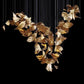 Shake Leaves Chandelier-Meet Lighting