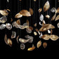 Shake Leaves Chandelier-Meet Lighting
