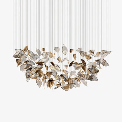 Shake Leaves Chandelier-Meet Lighting