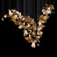 Shake Leaves Chandelier-Meet Lighting