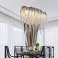 Sophian Luxury Aluminum Chain Tassel Chandelier-Meet Lighting