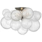 Talian Glass Flush Mount 20" 25"
