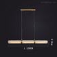 Theseus Alabaster Anne Art Linear Chandelier-Meet Lighting