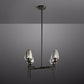 Tulip Round Living Room Chandelier 27", Island Chandelier-Meet Lighting