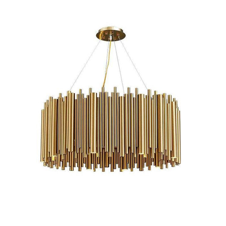 Viola Stainless Steel Chandelier-Meet Lighting