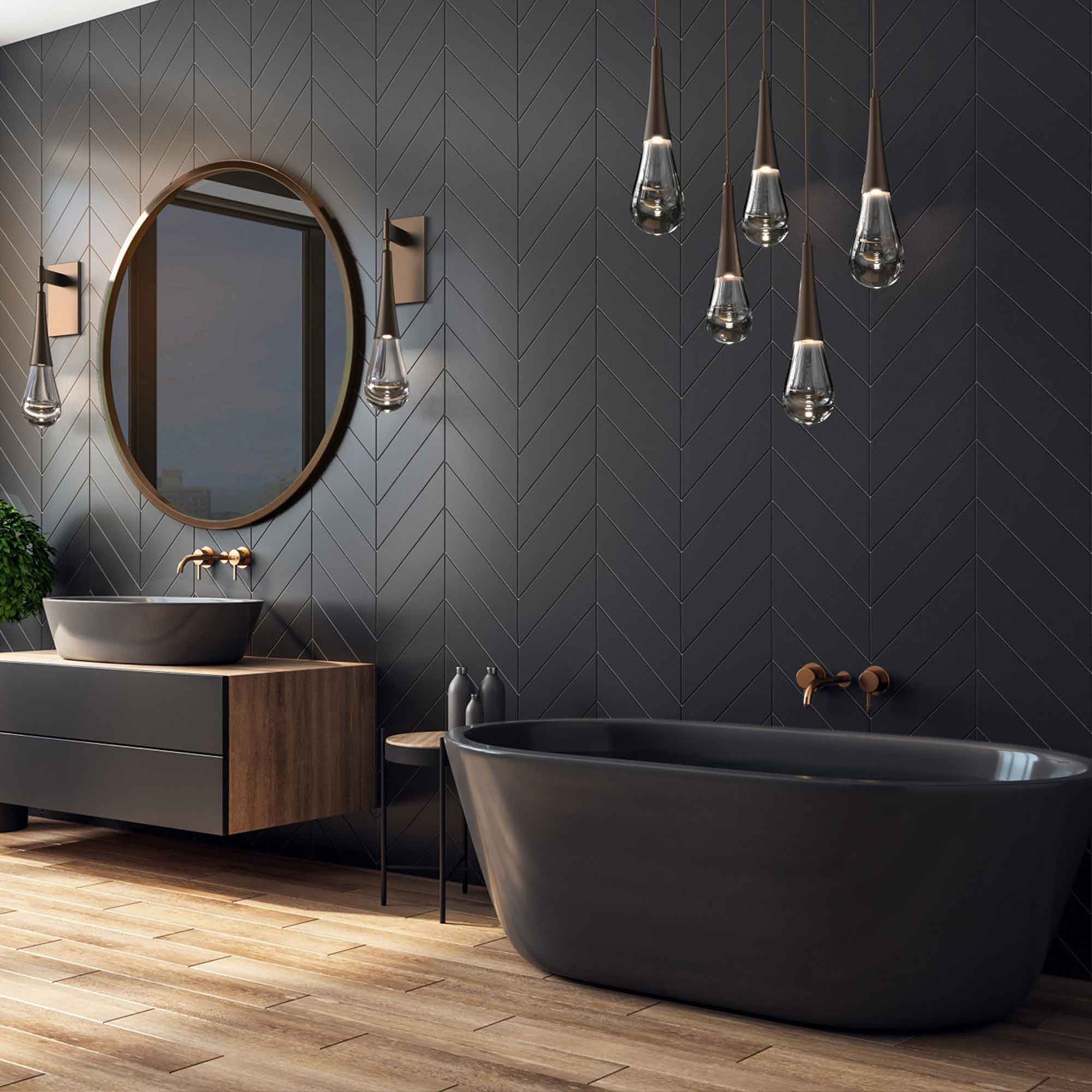 Water Drop Round LED Chandelier-MEET LIGHTING