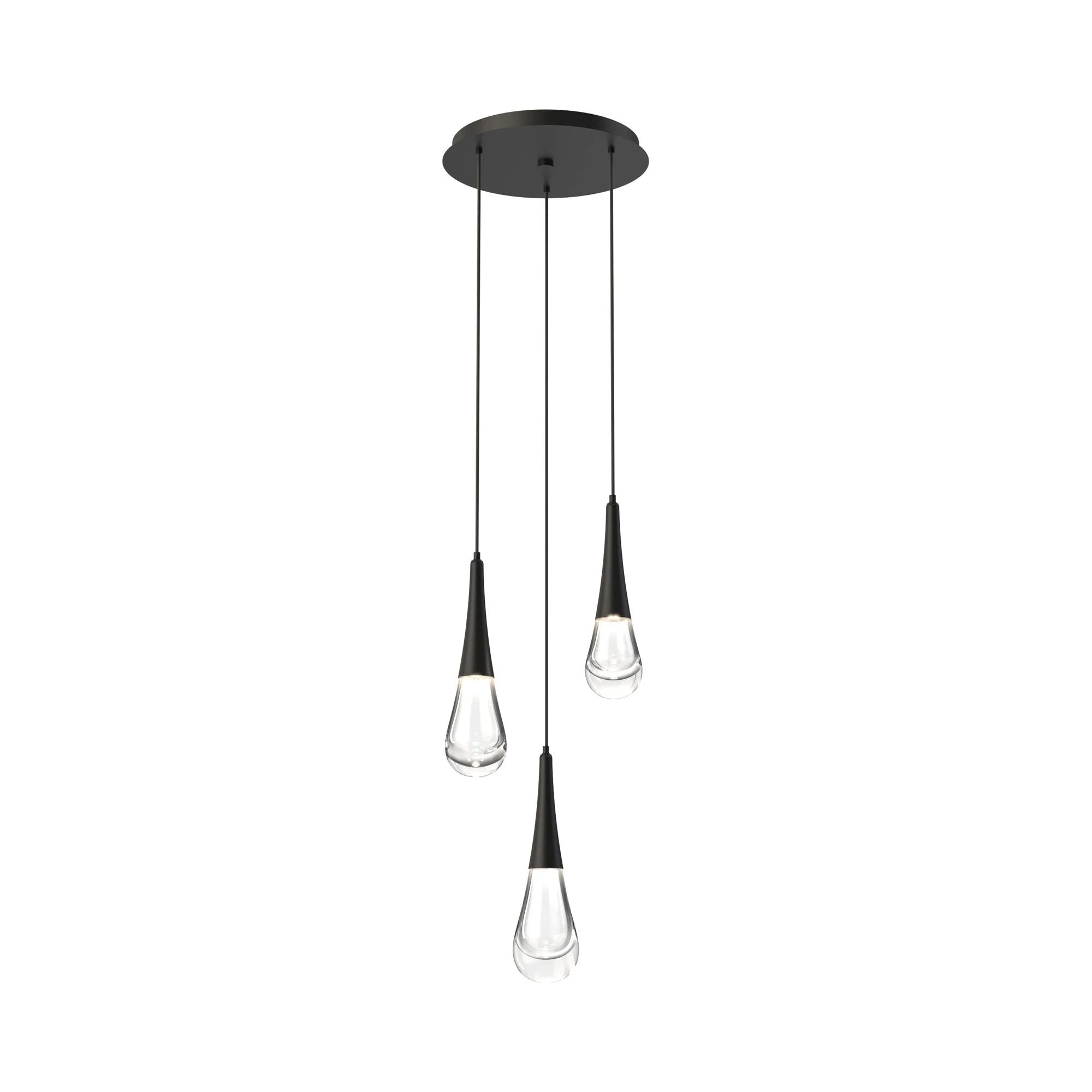 Water Drop Round LED Chandelier-MEET LIGHTING