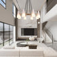 White Porcelain Round Chandelier 3-Lights-Meet Lighting