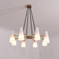 White Porcelain Round Chandelier 8-Lights-Meet Lighting