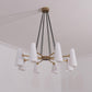 White Porcelain Round Chandelier 8-Lights-Meet Lighting