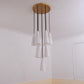 White Porcelain Round Chandelier D18"-Meet Lighting
