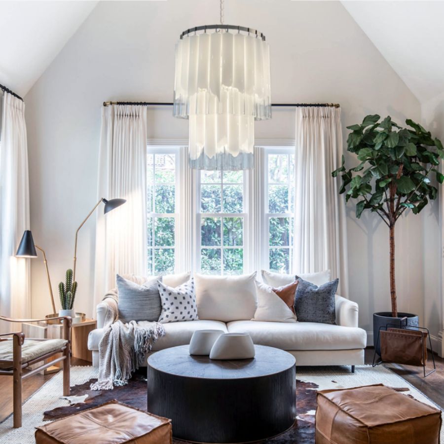Zion 2-Tier Round Chandelier-Meet Lighting