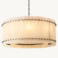 San Marco Alabaster Round Chandelier 37"