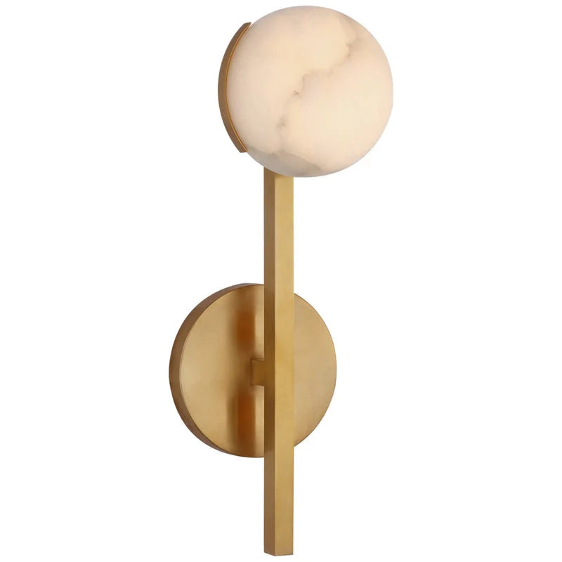 Pedra Wearstler Alabaster Pedra Petite Tail Sconce
