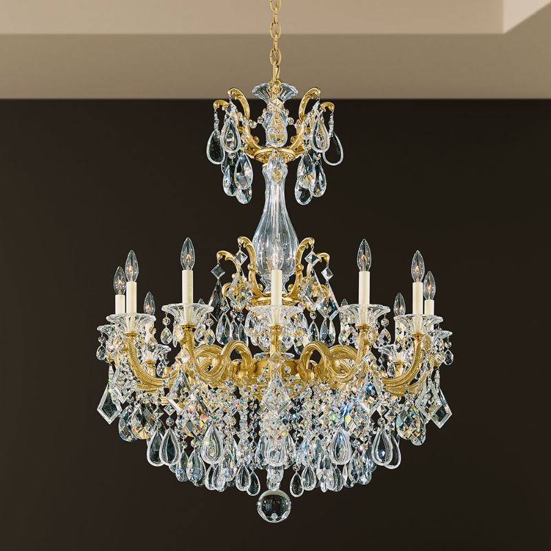 Meet Crystal Chandelier 5011 La Scala 12-lt 33" Chandelier