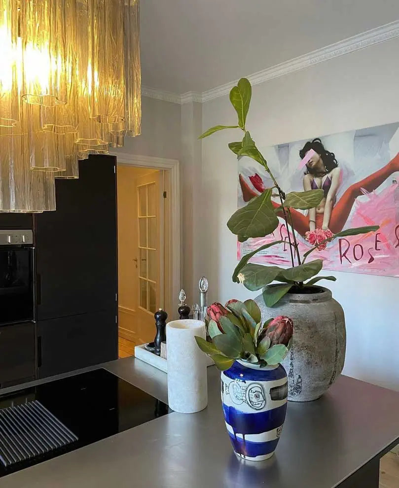 Murano Chandelier – 36 tubes – Smoked