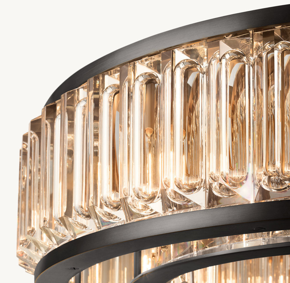 MAURIER ROUND CHANDELIER 37"