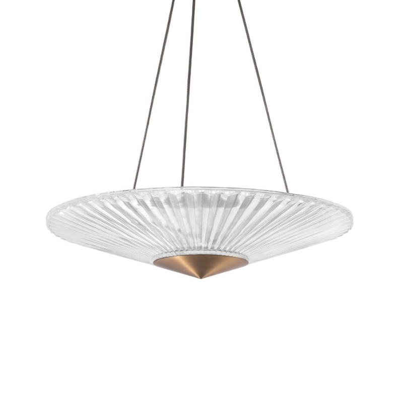 Meet Crystal Chandelier S7224 Origami 1-lt 24" LED Pendant