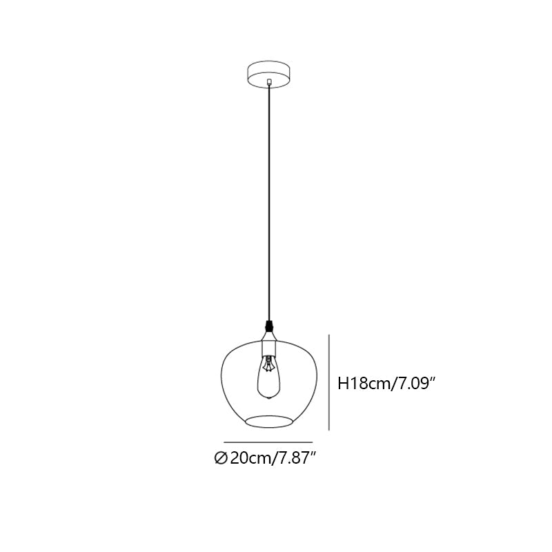 Modern Smoke Gray Glass Lamp Designer Chandelier for Cafe/Kitchen Island/Dining Room Style B-MEET LIGHTING