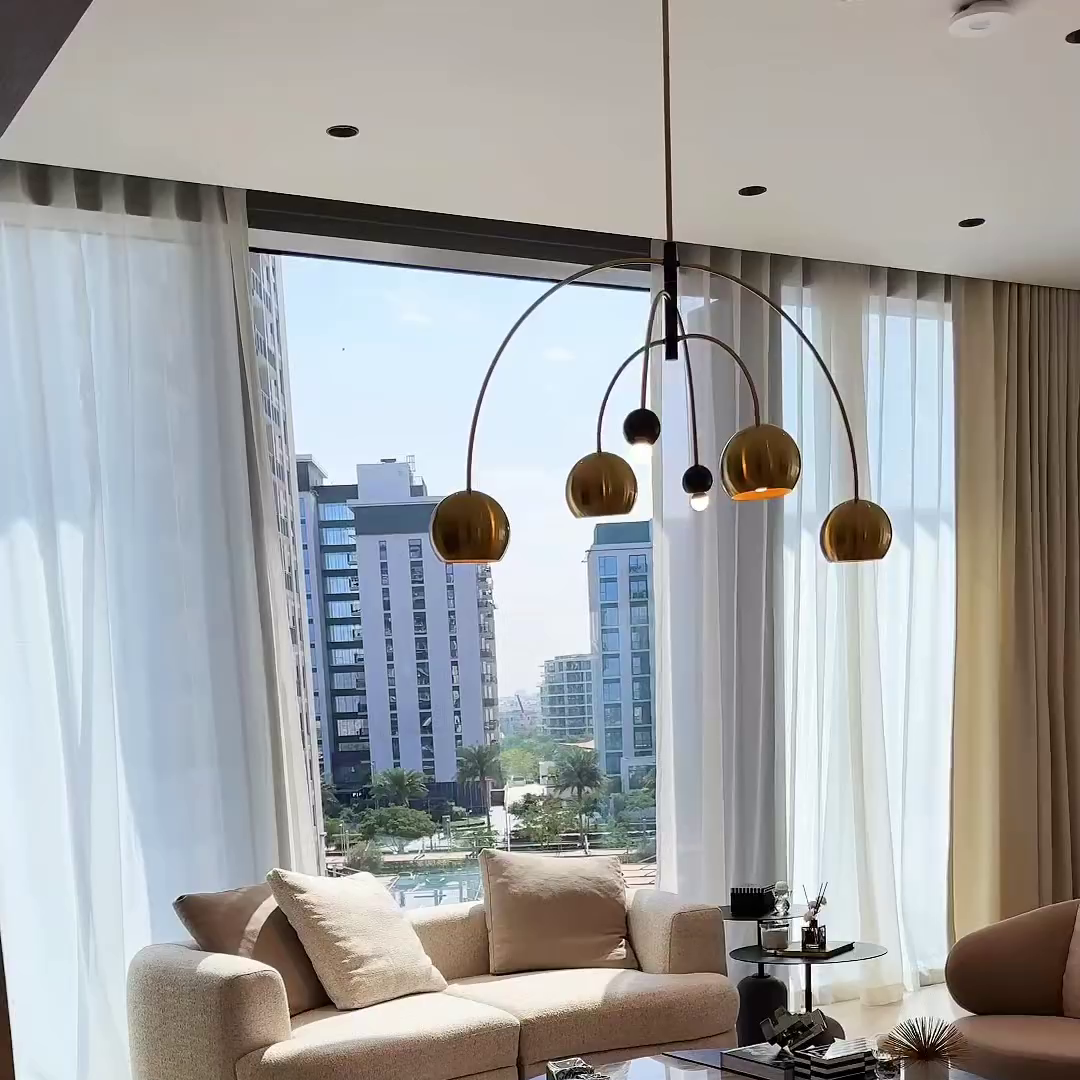 Modern Creative Cosmic Sputnik Chandelier for Living Room/Bedroom-MEET LIGHTING
