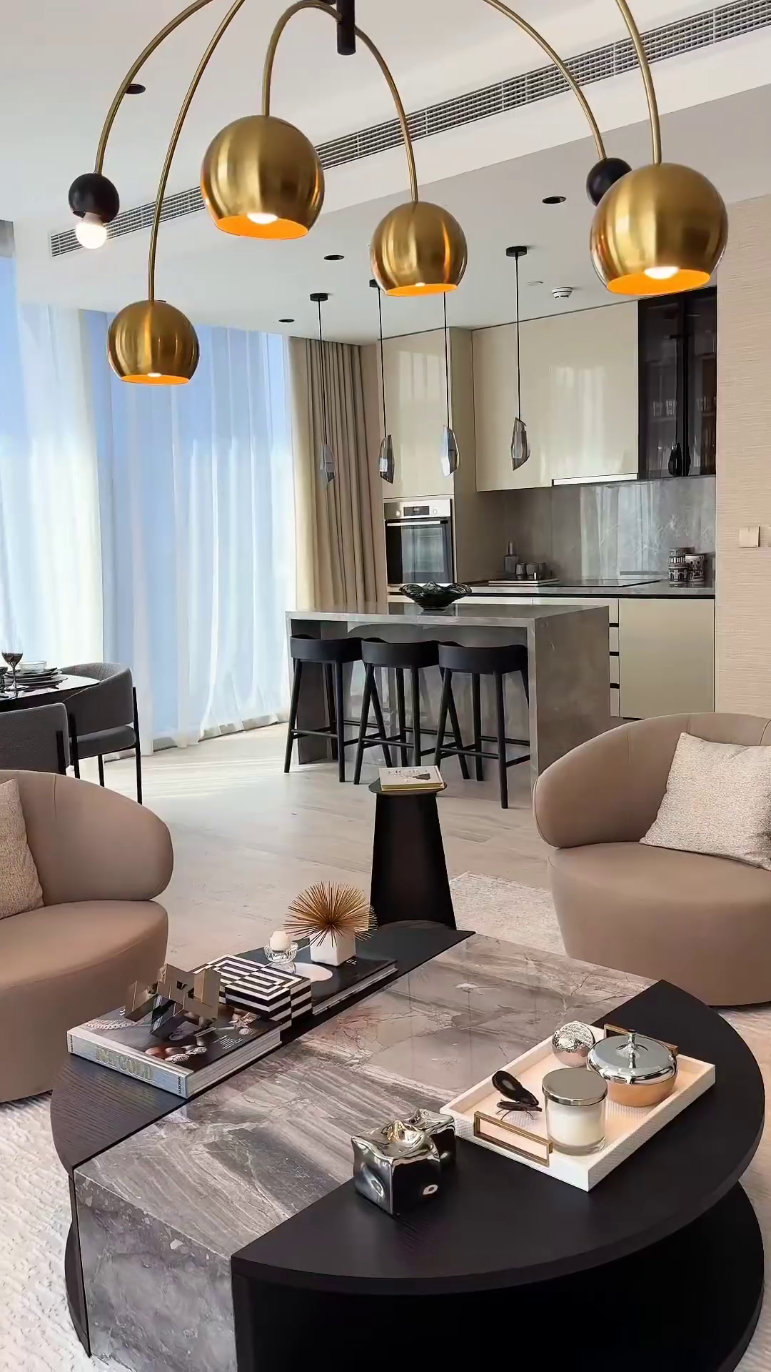 Modern Creative Cosmic Sputnik Chandelier for Living Room/Bedroom-MEET LIGHTING